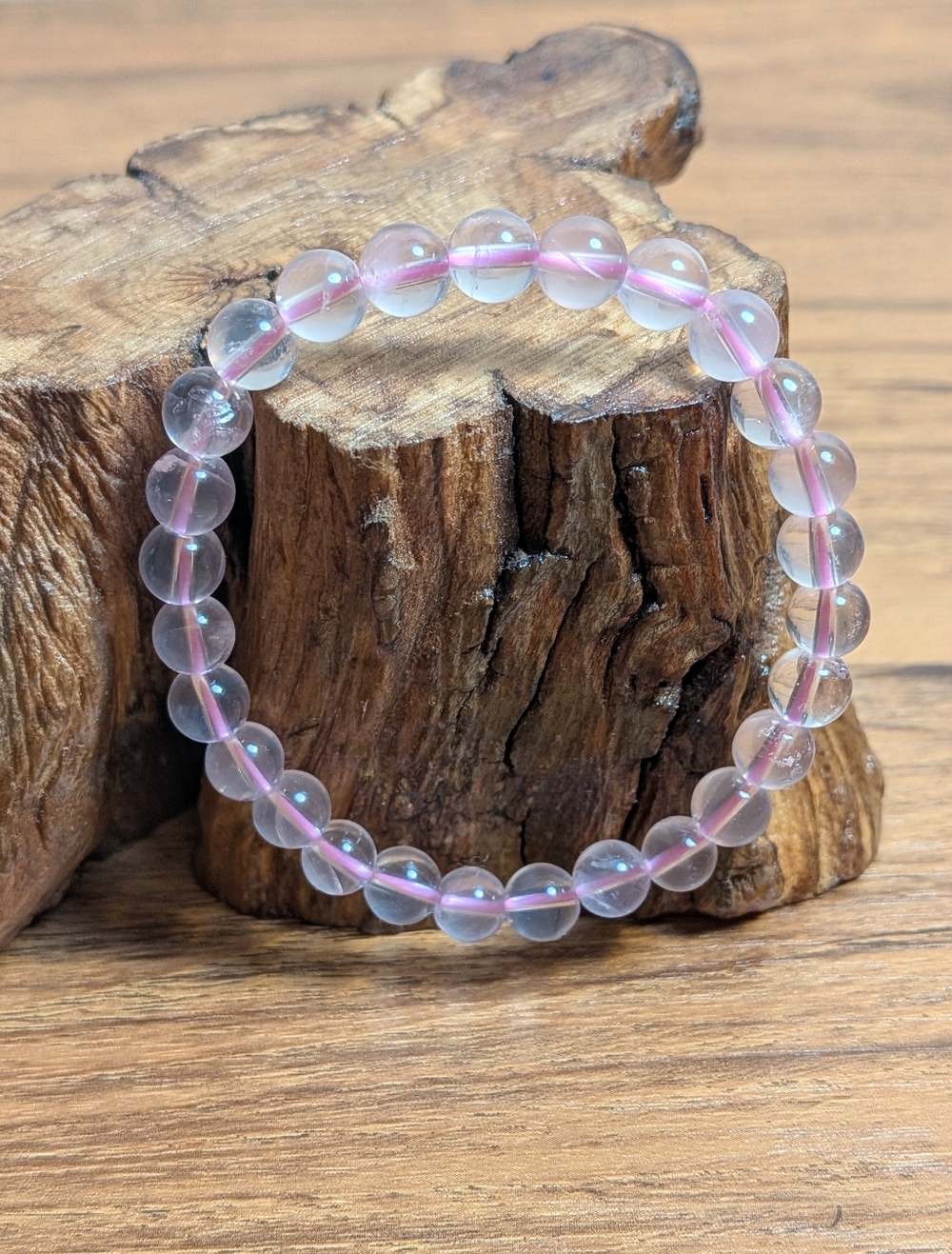 Rose Quartz 6mm Crystal Bracelet